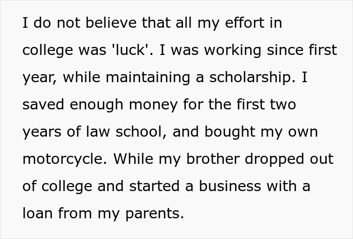 Woman Gives Brother A Harsh Reality Check After His Insane Take On Her Life Woman Gives Brother A Harsh Reality Check After His Insane Take On Her Life
