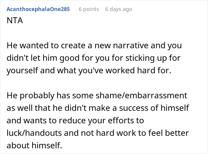 Woman Gives Brother A Harsh Reality Check After His Insane Take On Her Life Woman Gives Brother A Harsh Reality Check After His Insane Take On Her Life