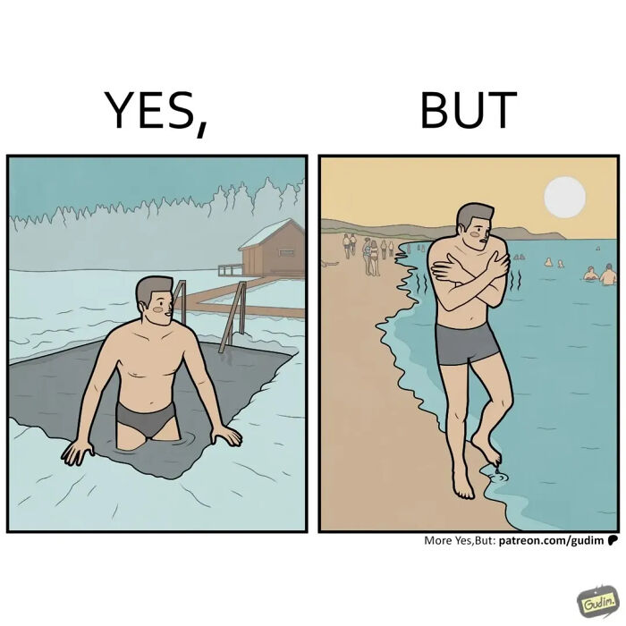 It’s Funny Because It’s True: 24 New “Yes, But” Comics By This Artist It’s Funny Because It’s True: 24 New “Yes, But” Comics By This Artist