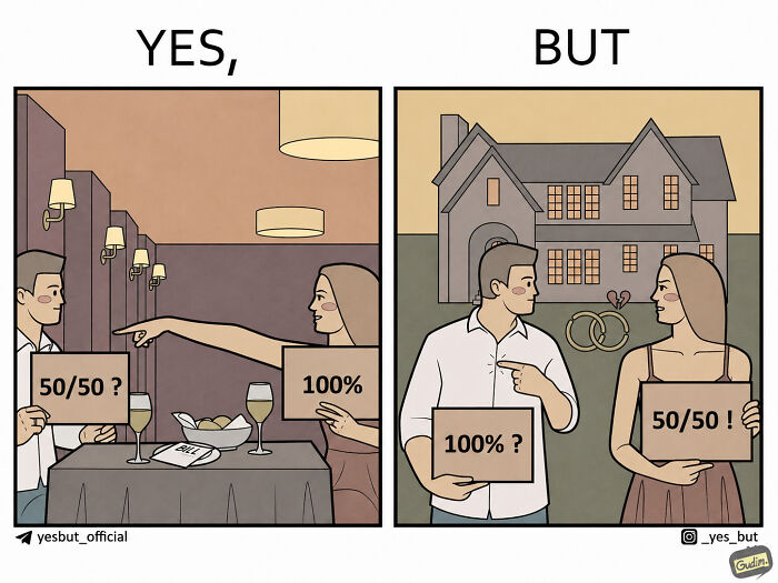 It’s Funny Because It’s True: 24 New “Yes, But” Comics By This Artist It’s Funny Because It’s True: 24 New “Yes, But” Comics By This Artist