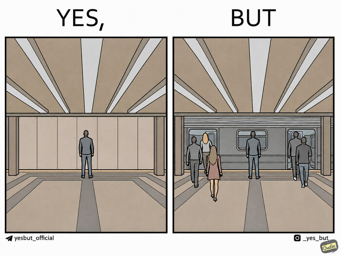 It’s Funny Because It’s True: 24 New “Yes, But” Comics By This Artist It’s Funny Because It’s True: 24 New “Yes, But” Comics By This Artist