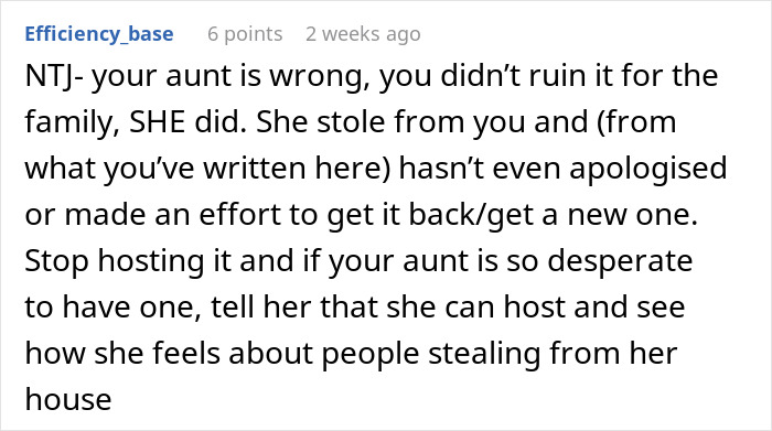 Aunt Treats Family Free Table Tradition Like A Free-For-All, So Homeowner Shuts It Down Aunt Treats Family Free Table Tradition Like A Free-For-All, So Homeowner Shuts It Down