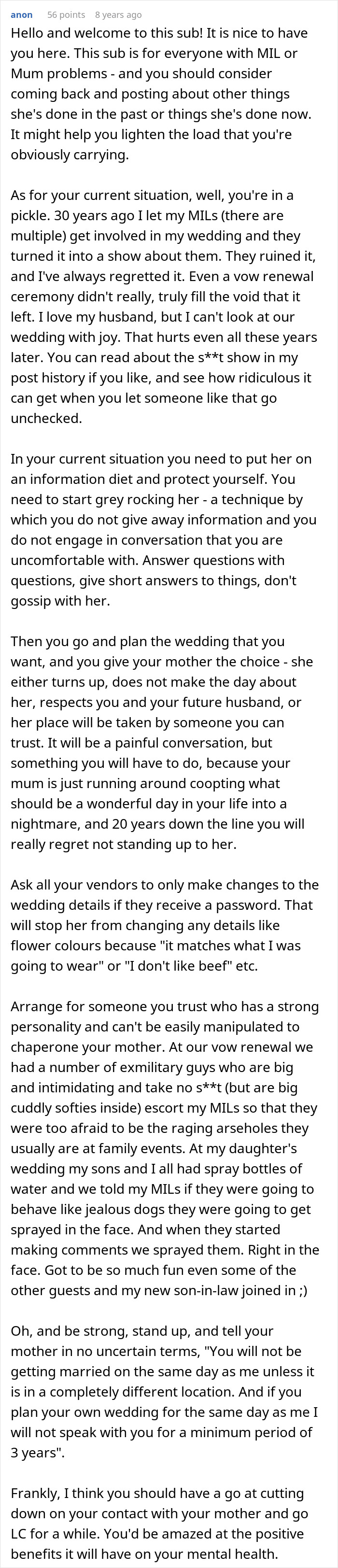 Mom Tries To Score A Free Wedding On Daughter’s Big Day, Gets Shut Down Fast By Furious Bride-To-Be Mom Tries To Score A Free Wedding On Daughter’s Big Day, Gets Shut Down Fast By Furious Bride-To-Be