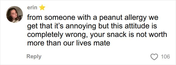Passenger Branded “Selfish” For Declaring “Birthright” To Eat Peanuts On Plane In Response To Traveler’s Comment Passenger Branded “Selfish” For Declaring “Birthright” To Eat Peanuts On Plane In Response To Traveler’s Comment