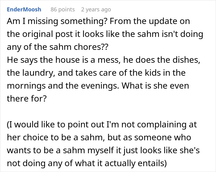 Working Dad Juggles Job, Kids And Chores, Fed Up With SAHM Wife Insisting He Should Do Even More Working Dad Juggles Job, Kids And Chores, Fed Up With SAHM Wife Insisting He Should Do Even More