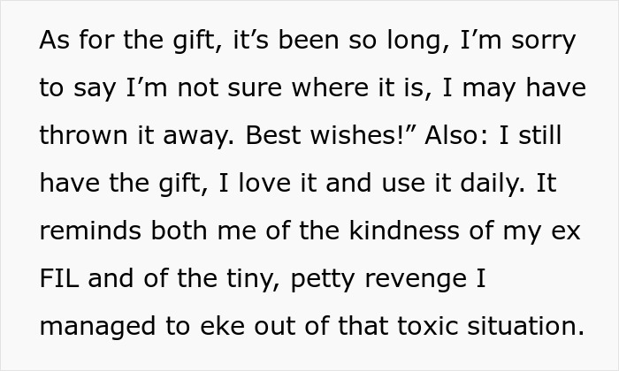 Ex-MIL Wants Gift Back From Ex-DIL, Woman Refuses After Remembering Her Own “Missing” Necklace Ex-MIL Wants Gift Back From Ex-DIL, Woman Refuses After Remembering Her Own “Missing” Necklace