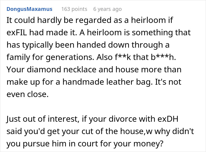 Ex-MIL Wants Gift Back From Ex-DIL, Woman Refuses After Remembering Her Own “Missing” Necklace Ex-MIL Wants Gift Back From Ex-DIL, Woman Refuses After Remembering Her Own “Missing” Necklace