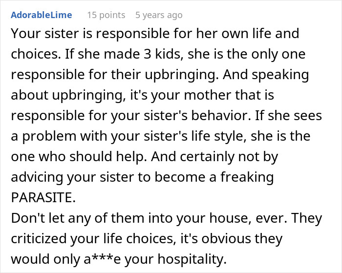 Mom And Sis With 3 Kids Expects Single Woman To Open Up Her New Home To Let Fam Move In Mom And Sis With 3 Kids Expects Single Woman To Open Up Her New Home To Let Fam Move In