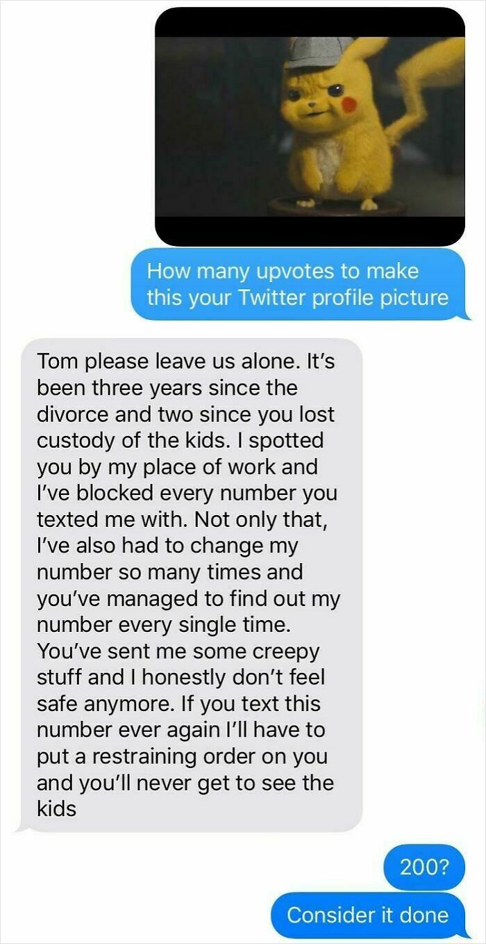 65 Unhinged Text Exchanges That Are Almost Certainly Fictional But Absolutely Hilarious