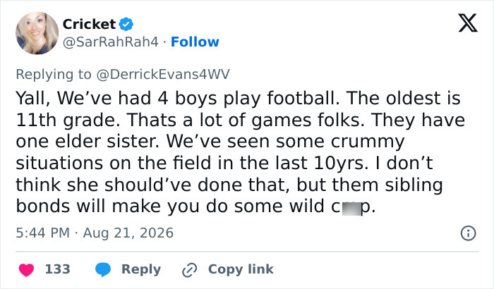 Teen Girl Reveals Why She Tackled 13-Year-Old Football Player In Viral Incident That Led To Charges Teen Girl Reveals Why She Tackled 13-Year-Old Football Player In Viral Incident That Led To Charges