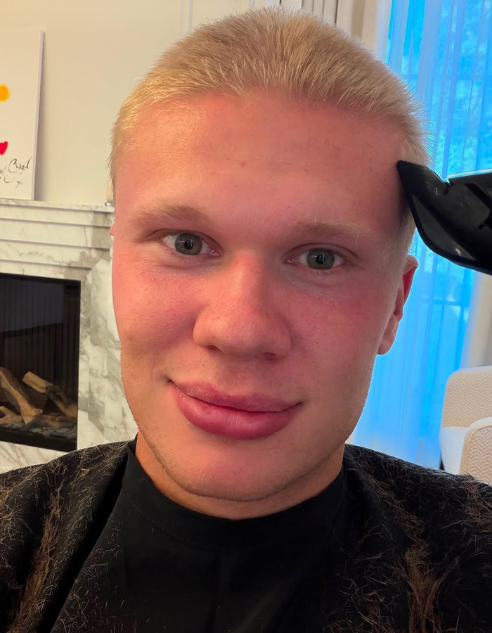 Erling Haaland Sparks Frenzy With Drastic New Haircut As He Gets His Blond Locks Chopped Off Erling Haaland Sparks Frenzy With Drastic New Haircut As He Gets His Blond Locks Chopped Off