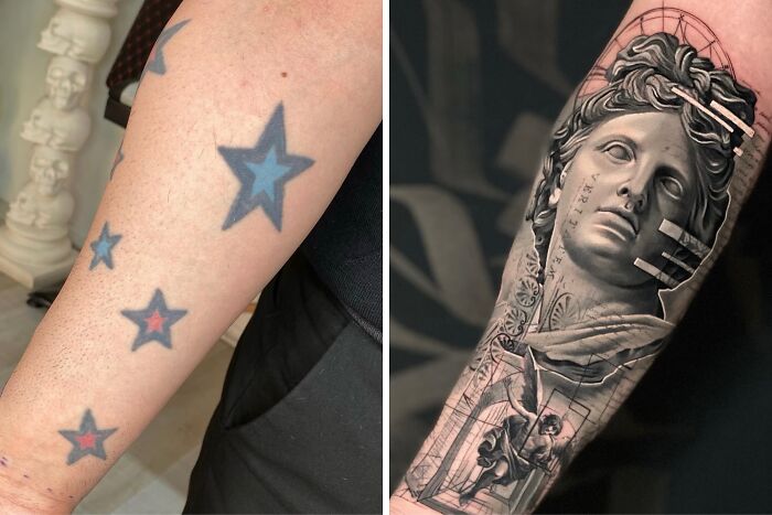 From Tattoo Regrets To Works Of Art: 70 Incredible Cover-Ups That Completely Transformed Old Ink From Tattoo Regrets To Works Of Art: 70 Incredible Cover-Ups That Completely Transformed Old Ink