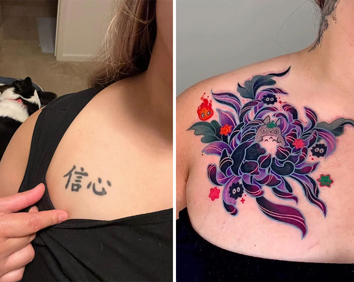 From Tattoo Regrets To Works Of Art: 70 Incredible Cover-Ups That Completely Transformed Old Ink From Tattoo Regrets To Works Of Art: 70 Incredible Cover-Ups That Completely Transformed Old Ink