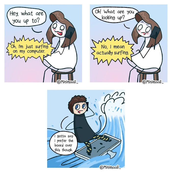 Minimaali Finds The Absurd Side Of Relationships, Anxiety, And Everyday Life In 22 Comics Minimaali Finds The Absurd Side Of Relationships, Anxiety, And Everyday Life In 22 Comics