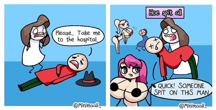 Minimaali Finds The Absurd Side Of Relationships, Anxiety, And Everyday Life In 22 Comics Minimaali Finds The Absurd Side Of Relationships, Anxiety, And Everyday Life In 22 Comics