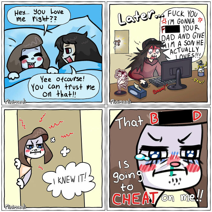 Minimaali Finds The Absurd Side Of Relationships, Anxiety, And Everyday Life In 22 Comics Minimaali Finds The Absurd Side Of Relationships, Anxiety, And Everyday Life In 22 Comics