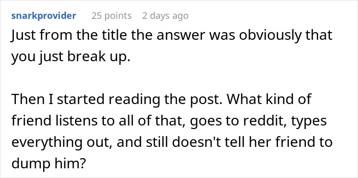Man Dumping GF Was A Blessing In Disguise Despite His Arguments Being Complete Nonsense Man Dumping GF Was A Blessing In Disguise Despite His Arguments Being Complete Nonsense