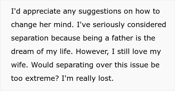 Man Questions Marriage When Years Of Trying To Conceive End In Wife Exposing Her Shocking Beliefs Man Questions Marriage When Years Of Trying To Conceive End In Wife Exposing Her Shocking Beliefs