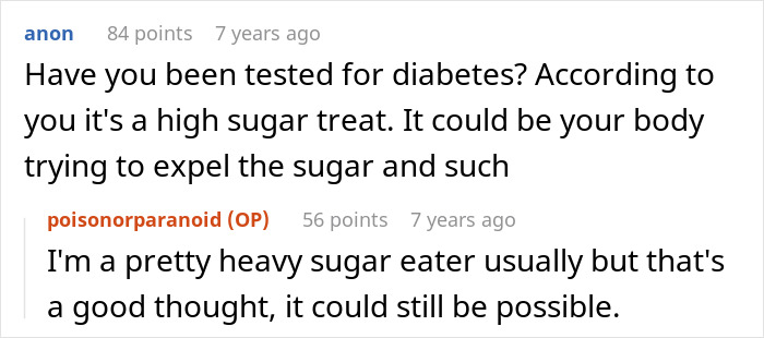 Woman Gets Mysteriously Sick At Dad’s House, Starts Suspecting He Is Tampering With Her Dessert Woman Gets Mysteriously Sick At Dad’s House, Starts Suspecting He Is Tampering With Her Dessert