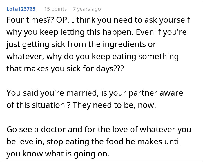 Woman Gets Mysteriously Sick At Dad’s House, Starts Suspecting He Is Tampering With Her Dessert Woman Gets Mysteriously Sick At Dad’s House, Starts Suspecting He Is Tampering With Her Dessert