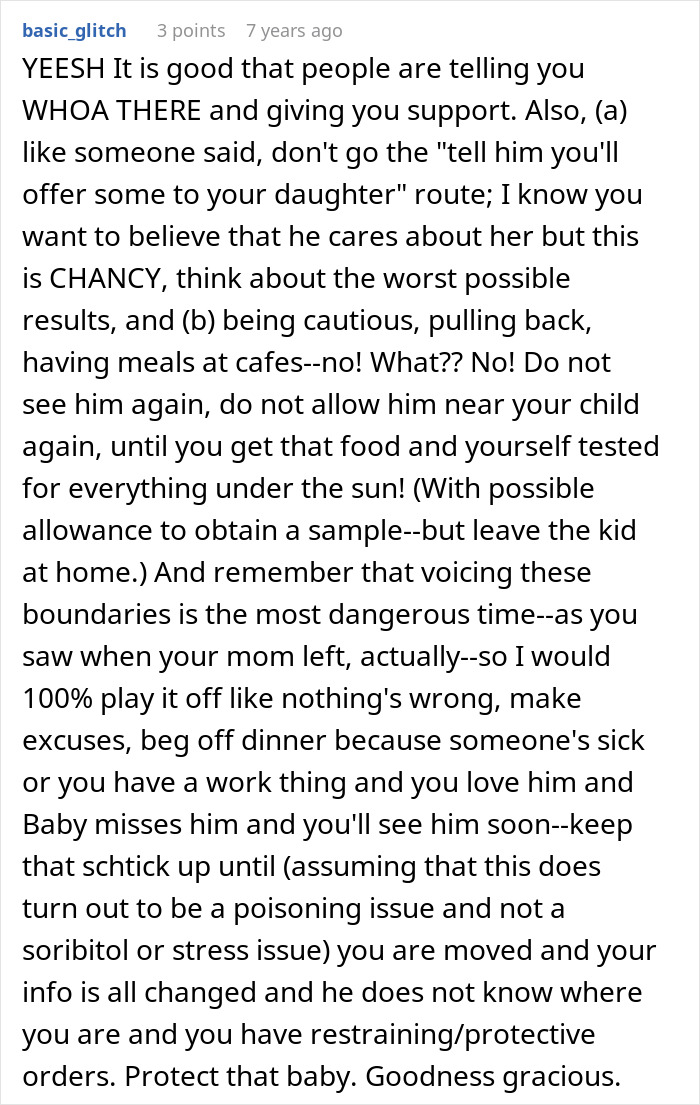 Woman Gets Mysteriously Sick At Dad’s House, Starts Suspecting He Is Tampering With Her Dessert Woman Gets Mysteriously Sick At Dad’s House, Starts Suspecting He Is Tampering With Her Dessert