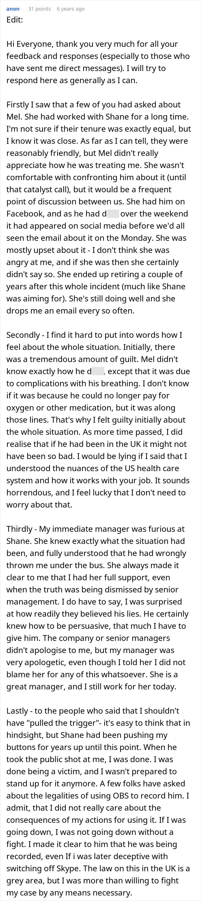 Workplace Bully Steals Credit For His Colleague’s Work And Gets Caught Out By A Secret Recording Workplace Bully Steals Credit For His Colleague’s Work And Gets Caught Out By A Secret Recording