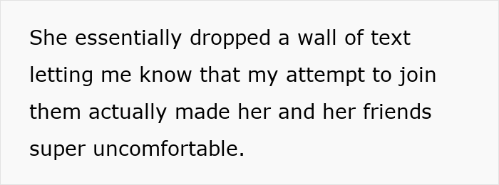 Guy Joins Group Of Female Classmates To Socialize, Discovers They Felt Intruded On By His Presence Guy Joins Group Of Female Classmates To Socialize, Discovers They Felt Intruded On By His Presence