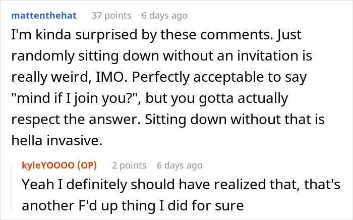 Guy Joins Group Of Female Classmates To Socialize, Discovers They Felt Intruded On By His Presence Guy Joins Group Of Female Classmates To Socialize, Discovers They Felt Intruded On By His Presence