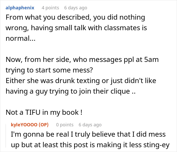 Guy Joins Group Of Female Classmates To Socialize, Discovers They Felt Intruded On By His Presence Guy Joins Group Of Female Classmates To Socialize, Discovers They Felt Intruded On By His Presence