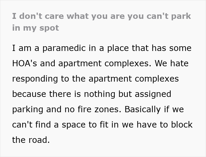 Man Throws A Fit Over An Ambulance In His Parking Spot, Ends Up Riding In One After The Cops Show Up Man Throws A Fit Over An Ambulance In His Parking Spot, Ends Up Riding In One After The Cops Show Up