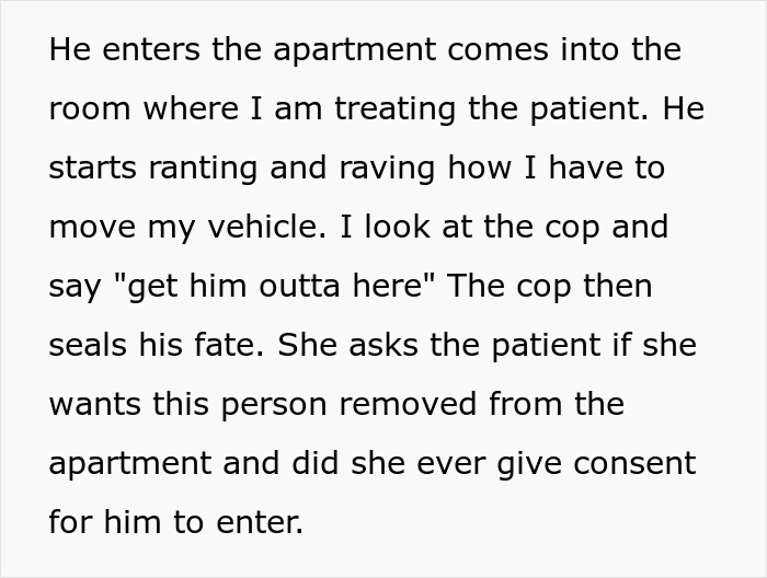 Man Throws A Fit Over An Ambulance In His Parking Spot, Ends Up Riding In One After The Cops Show Up Man Throws A Fit Over An Ambulance In His Parking Spot, Ends Up Riding In One After The Cops Show Up