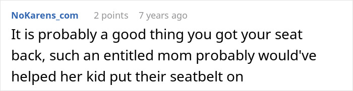 Woman Finds Mom Sitting In Her Plane Seat, Changes Her Mind About Switching After Being Ignored Woman Finds Mom Sitting In Her Plane Seat, Changes Her Mind About Switching After Being Ignored