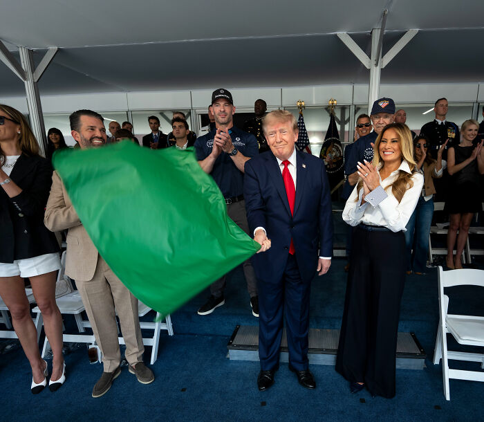 Lip Reader Decodes Heated Exchange Between Melania And Donald Trump At IndyCar Event: “I Can’t Take Anymore”