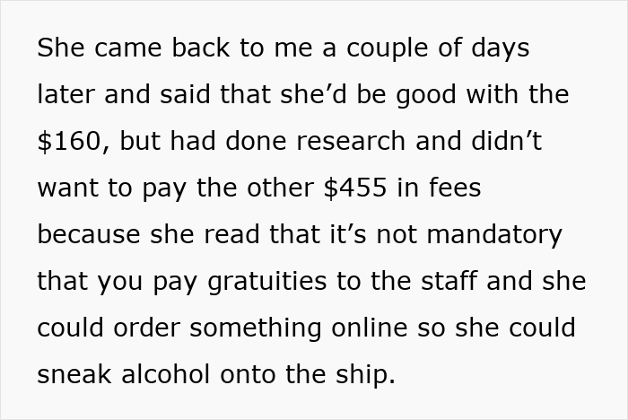 Friend Offers Woman A Cheap Trip, Decides To Cancel After She Immediately Starts Planning To Break Rules Friend Offers Woman A Cheap Trip, Decides To Cancel After She Immediately Starts Planning To Break Rules