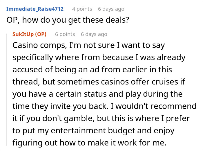 Friend Offers Woman A Cheap Trip, Decides To Cancel After She Immediately Starts Planning To Break Rules Friend Offers Woman A Cheap Trip, Decides To Cancel After She Immediately Starts Planning To Break Rules