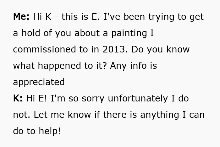 Artist Goes On A Hunt Of Their Own Painting After Shop Owner “Sells” It For A Fraction Of Its Real Price Artist Goes On A Hunt Of Their Own Painting After Shop Owner “Sells” It For A Fraction Of Its Real Price