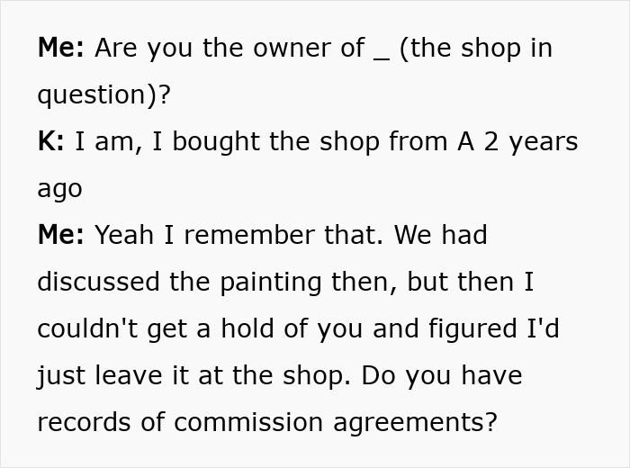 Artist Goes On A Hunt Of Their Own Painting After Shop Owner “Sells” It For A Fraction Of Its Real Price Artist Goes On A Hunt Of Their Own Painting After Shop Owner “Sells” It For A Fraction Of Its Real Price