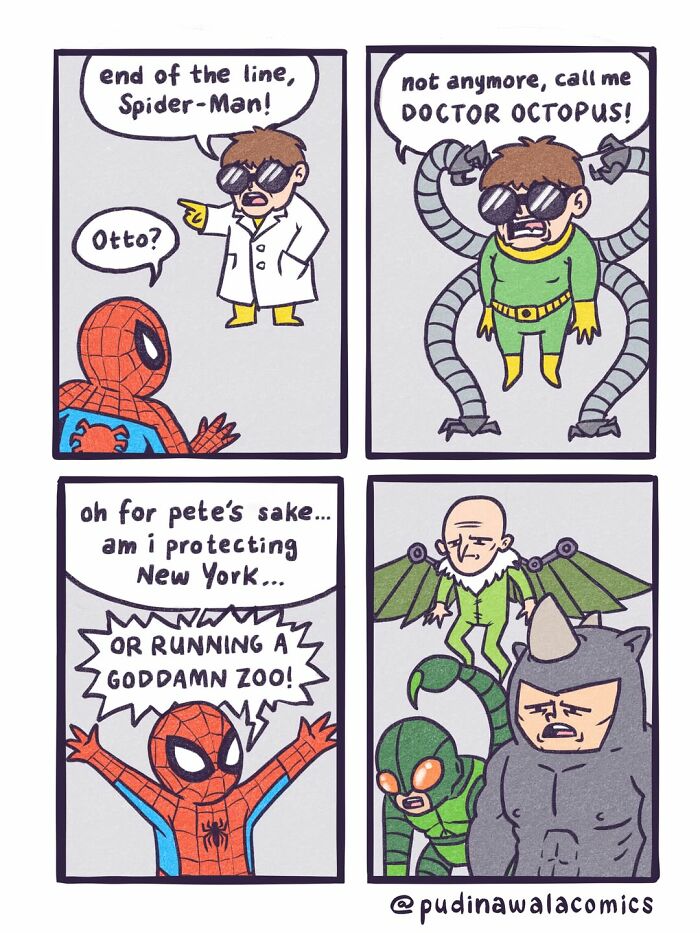 This Comic Artist Reimagines Iconic Characters In The Funniest Situations (20 Pics) This Comic Artist Reimagines Iconic Characters In The Funniest Situations (20 Pics)