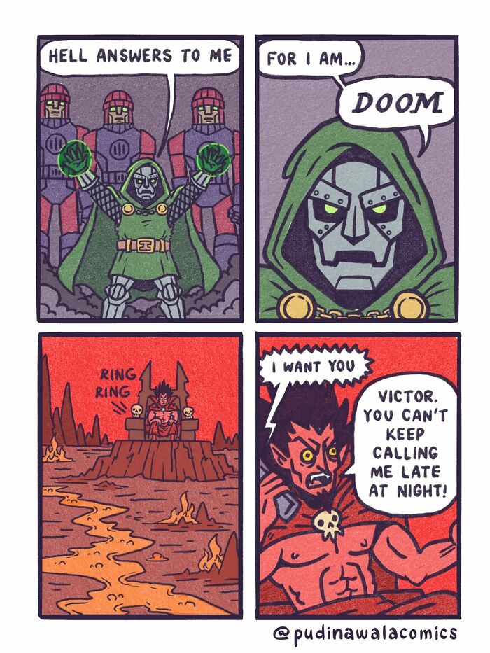 This Comic Artist Reimagines Iconic Characters In The Funniest Situations (20 Pics) This Comic Artist Reimagines Iconic Characters In The Funniest Situations (20 Pics)
