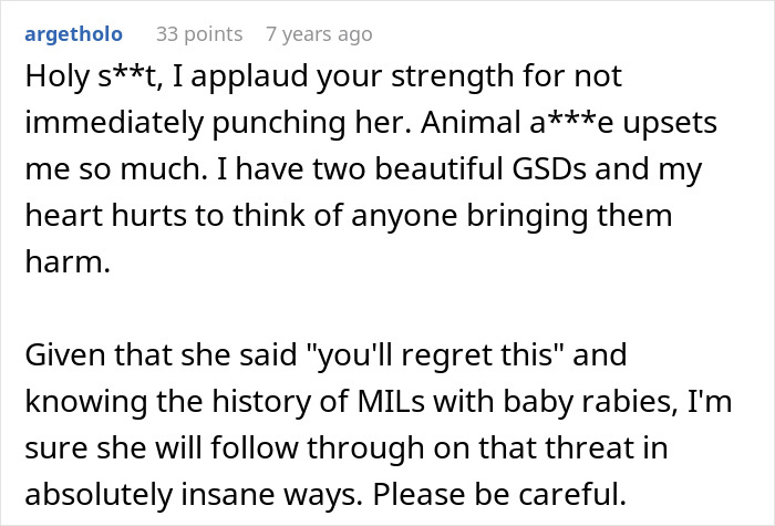MIL Spends Eight Years Demanding Grandchildren And Ends Her Visits Forever By Kicking A Senior Dog