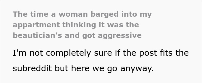 Rude Woman Enters Guy’s House Thinking It’s A Beauty Parlor, Calls Police When He Kicks Her Out Rude Woman Enters Guy’s House Thinking It’s A Beauty Parlor, Calls Police When He Kicks Her Out
