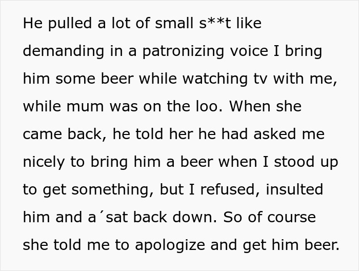 Mistreated Son Hurt That Mom Believes Her Narcissist BF Over Him, Finally Teaches The Guy A Lesson