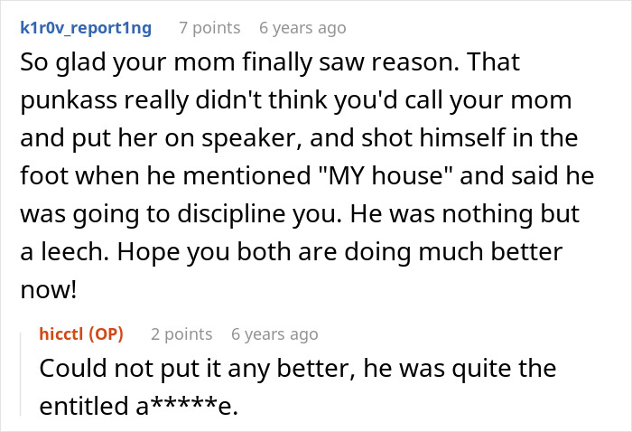 Mistreated Son Hurt That Mom Believes Her Narcissist BF Over Him, Finally Teaches The Guy A Lesson