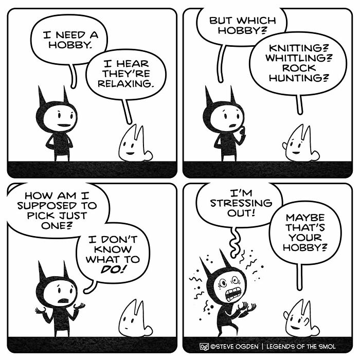 This Artist Made 25 Adorable Comics About A Tiny Character Whose Confidence Is Bigger Than He Is