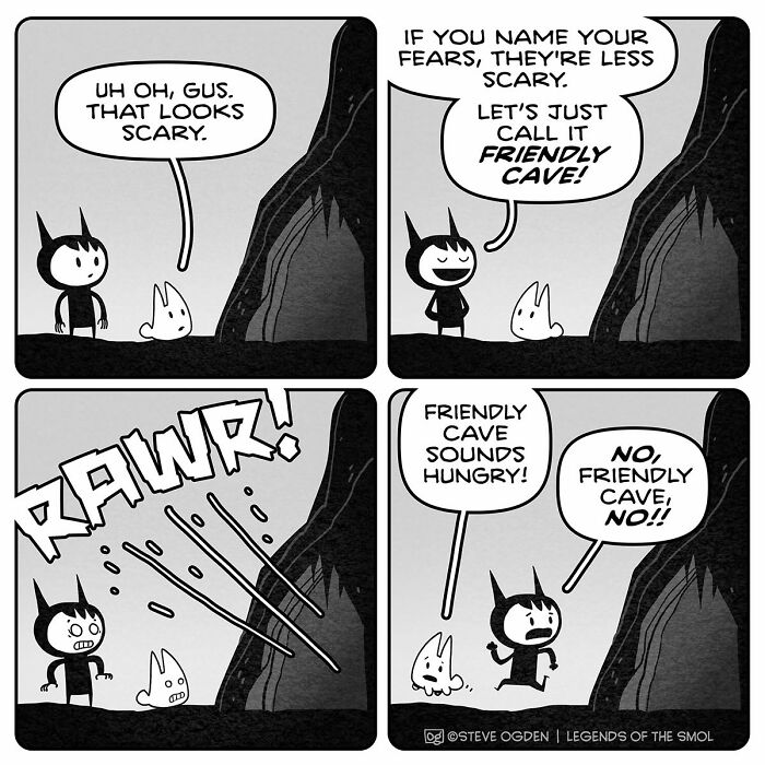 This Artist Made 25 Adorable Comics About A Tiny Character Whose Confidence Is Bigger Than He Is