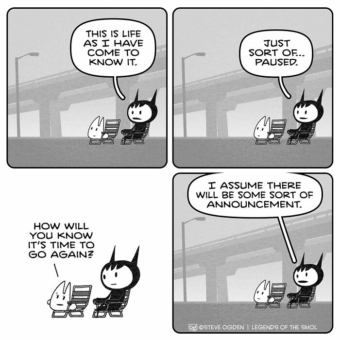 This Artist Made 25 Adorable Comics About A Tiny Character Whose Confidence Is Bigger Than He Is