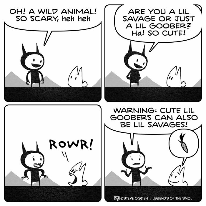This Artist Made 25 Adorable Comics About A Tiny Character Whose Confidence Is Bigger Than He Is