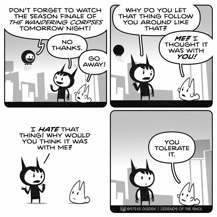 This Artist Made 25 Adorable Comics About A Tiny Character Whose Confidence Is Bigger Than He Is