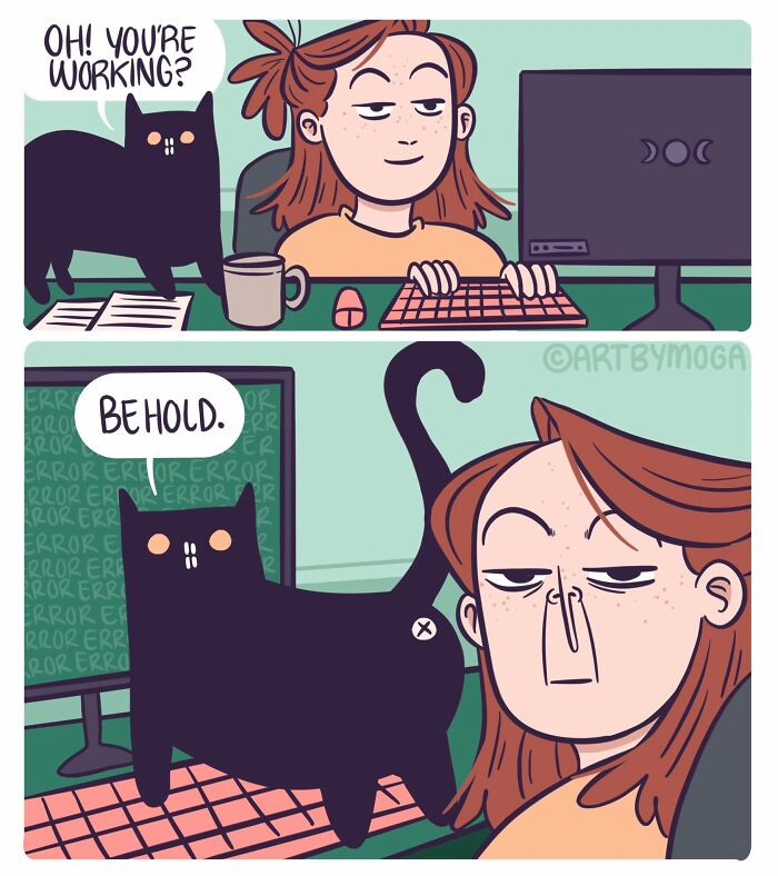 28 Honest And Relatable Comics About Life With A Cat By Meg Adams 28 Honest And Relatable Comics About Life With A Cat By Meg Adams