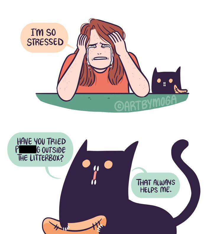 28 Honest And Relatable Comics About Life With A Cat By Meg Adams 28 Honest And Relatable Comics About Life With A Cat By Meg Adams